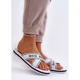 Chanclas de Mujer con Suela de Espuma Big Star NN274A509 Blanco 3