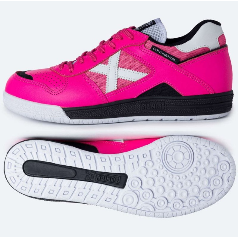 Munich Continental 944 En zapatillas de fútbol 4100944 rosado 1
