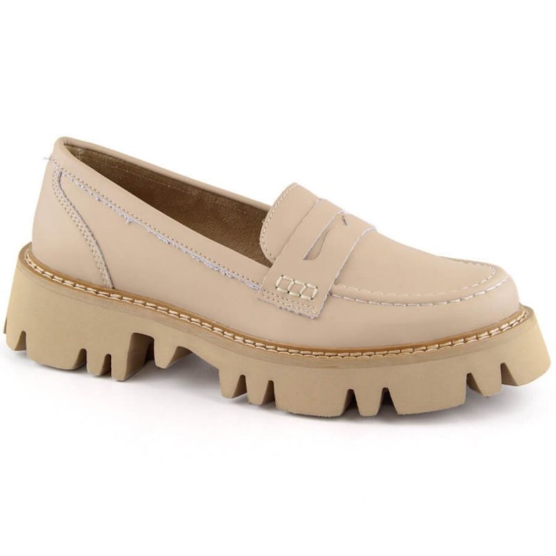 Filippo W PAW502 zapatos de piel beige 1