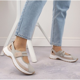 Rieker Zapatos cómodos velcro Remonte W RKR660 multicolor 3