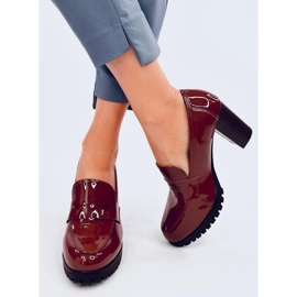 Mocasines Jeffis Brown con tacón de charol marrón 1 Mocasines Jeffis Brown con tacón de charol marrón 1