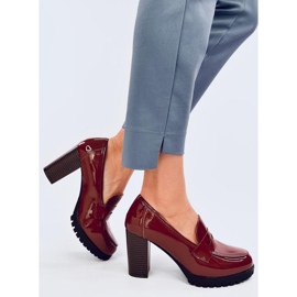 Mocasines Jeffis Brown con tacón de charol marrón 2 Mocasines Jeffis Brown con tacón de charol marrón 2