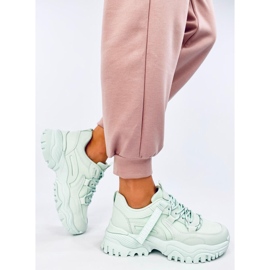 Bains zapatillas verdes con cuña 2