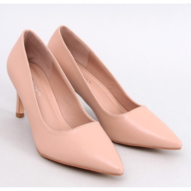 Zapatos de tacón bajo Greave nude beige 5