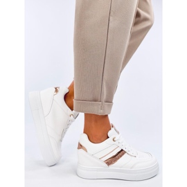 Zapatillas con cuña Eyson BLANCO/CHAMPAGNE 2