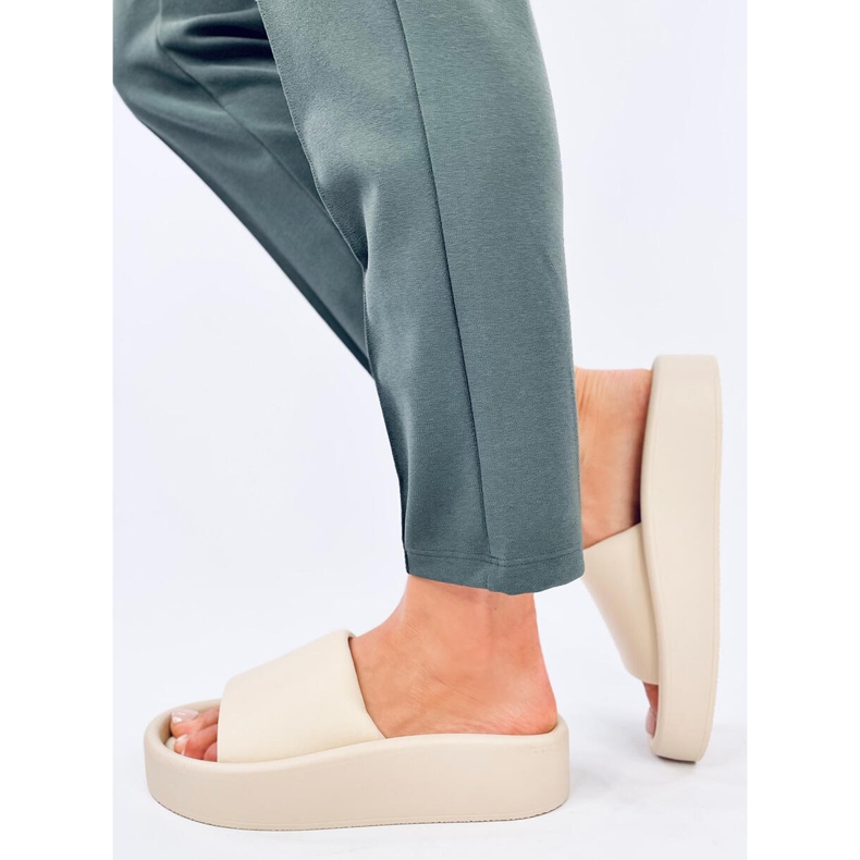 Pantuflas mujer suaves Fontes Beige 2