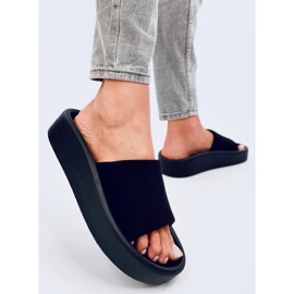 Pantuflas mujer suaves Fontes Negro 4