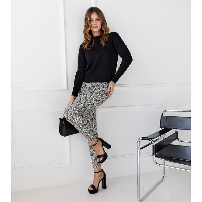 Sandalias Sille tacón negro 1