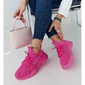 Zapatillas deportivas ligeras rosa oscuro de Faruz rosado 1