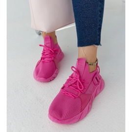 Zapatillas deportivas ligeras rosa oscuro de Faruz rosado 2