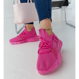 Zapatillas deportivas ligeras rosa oscuro de Faruz rosado 3