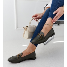 Mocasines verde oscuro con hebilla Lemlem 2