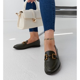 Mocasines verde oscuro con hebilla Lemlem 3