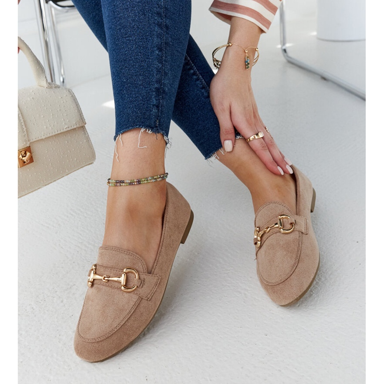 Mocasines con hebilla marrones de Erminia marrón 1 Mocasines con hebilla marrones de Erminia marrón 1