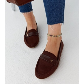 Mocasines de tela marrón de Fombio 3