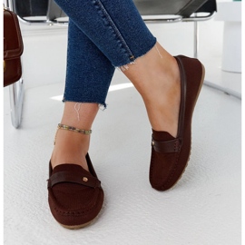 Mocasines de tela marrón de Fombio 4
