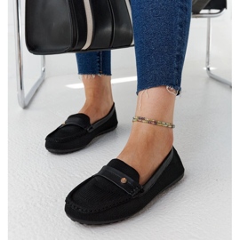 Mocasines de tela negros de Fombio 2
