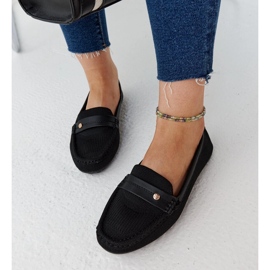 Mocasines de tela negros de Fombio 4