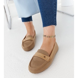 Mocasines de tela marrón de Fombio 2