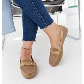 Mocasines de tela marrón de Fombio 3