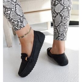 Mocasines negros con acabado mate Scafati 3
