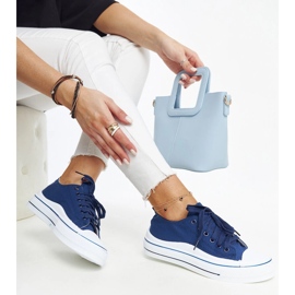 Deportivas plataforma Anbarin azul marino 1
