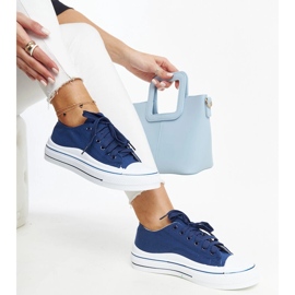 Deportivas plataforma Anbarin azul marino 2