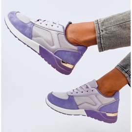 Zapatillas ligeras de mujer Doleh Morado violeta 1