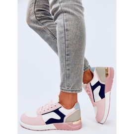 Zapatillas ligeras de mujer Doleh MULTI-003 rosa 2