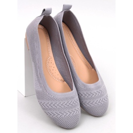 Newey Bailarinas de punto gris 4