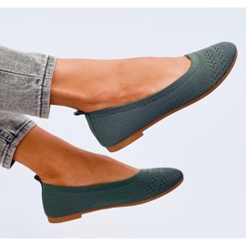 Bailarinas de punto Newey Green verde 2