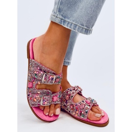 Chanclas Coult Fucsia piedra rosado 1