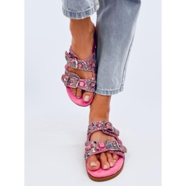 Chanclas Coult Fucsia piedra rosado 2