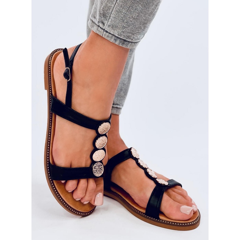 Sandalias mujer Cosme Negro 2