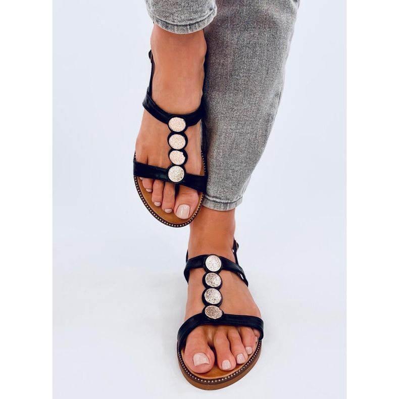 Sandalias mujer Cosme Negro 1