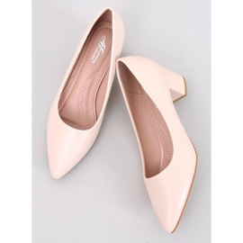 Zapatos de salón Crafts Apricot de tacón bajo beige 4