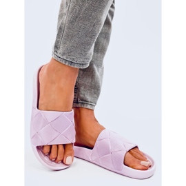 Chanclas de goma Lottner Purple rosa 2