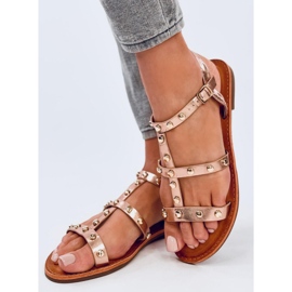 Sandalias con tachuelas Neha Champagne rosado 2
