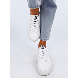 Zapatillas plena flor de mujer Hamps White blanco 1