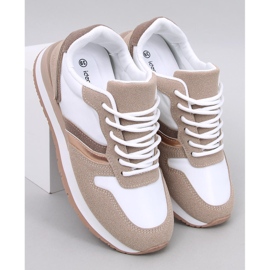 Deportivas de mujer Carthy Caqui blanco 5