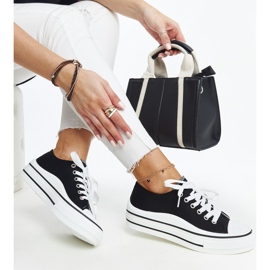 Zapatillas Dima negras con suela gruesa. negro 1 Zapatillas Dima negras con suela gruesa. negro 1