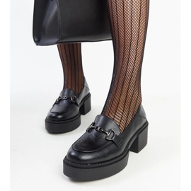 Zapatos de tacón en ecopiel negros de Vinceza 2
