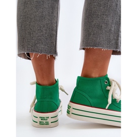 Zapatillas Mujer Plataforma Verde Aineri 7