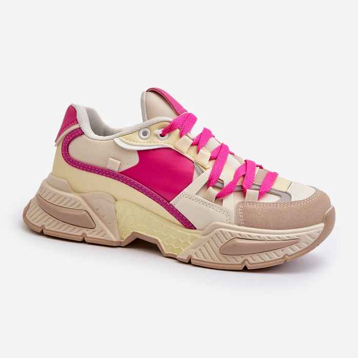 Deportivas de Mujer con Suela Gruesa Peonema Fucsia rosa 1