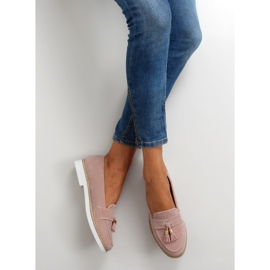 Mocasines clásicos de mujer 7101 Rosa 2
