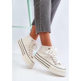 Zapatillas Mujer Plataforma Blanco Aineri 9