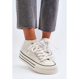 Zapatillas Mujer Plataforma Blanco Aineri 5