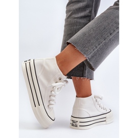 Zapatillas Mujer Plataforma Blanco Aineri 6