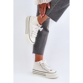 Zapatillas Mujer Plataforma Blanco Aineri 7
