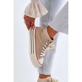 Zapatillas Mujer Plataforma Beige Aineri 7